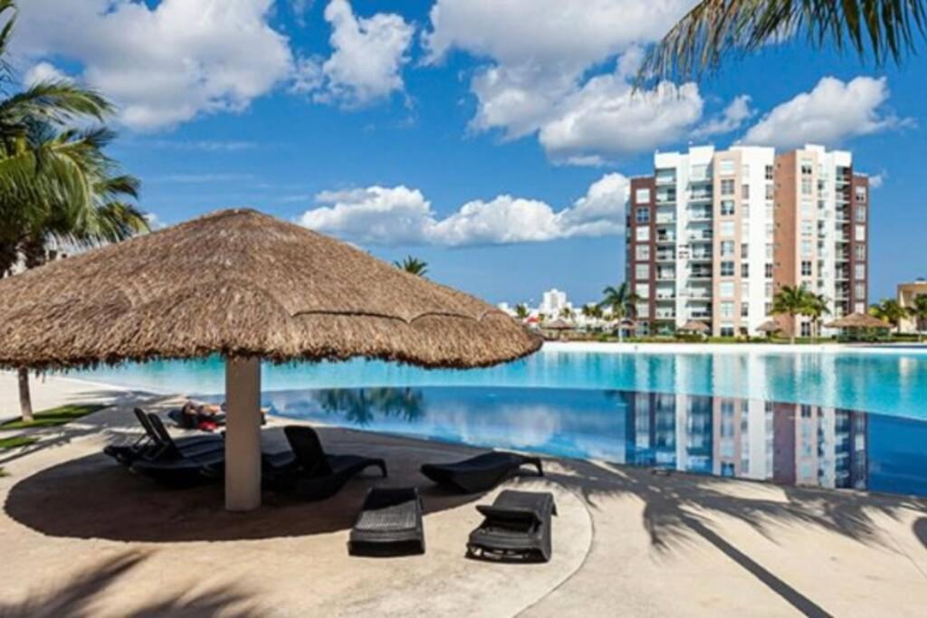 Departamento Dream Lagoons แคนคูน ภายนอก รูปภาพ