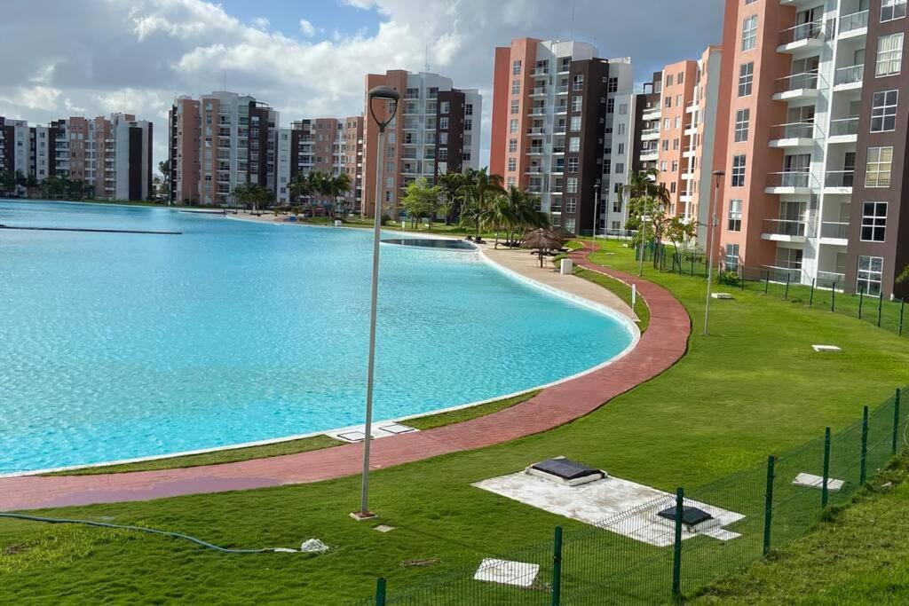 Departamento Dream Lagoons แคนคูน ภายนอก รูปภาพ